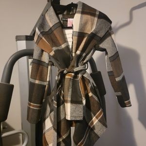 Women's Turn Down Shawl Coat